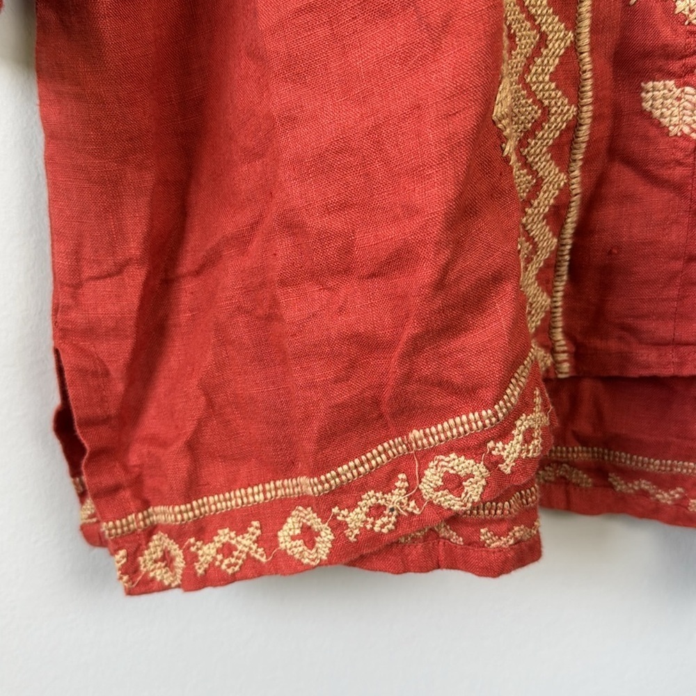 Johnny Was Embroidered Peasant Top. Size Medium. - Picture 7 of 13